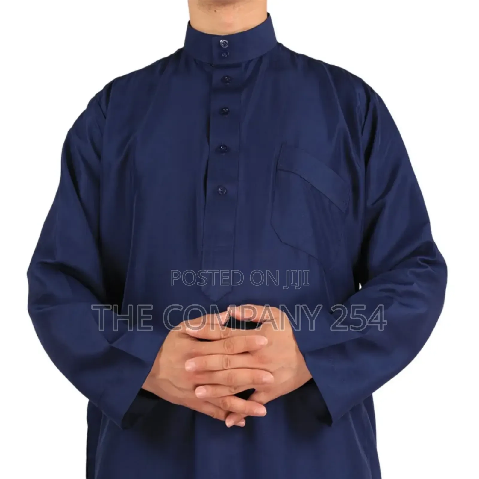 Daffah Thobes Arab Men's Solid Color Kaftan Jubbah Muslim