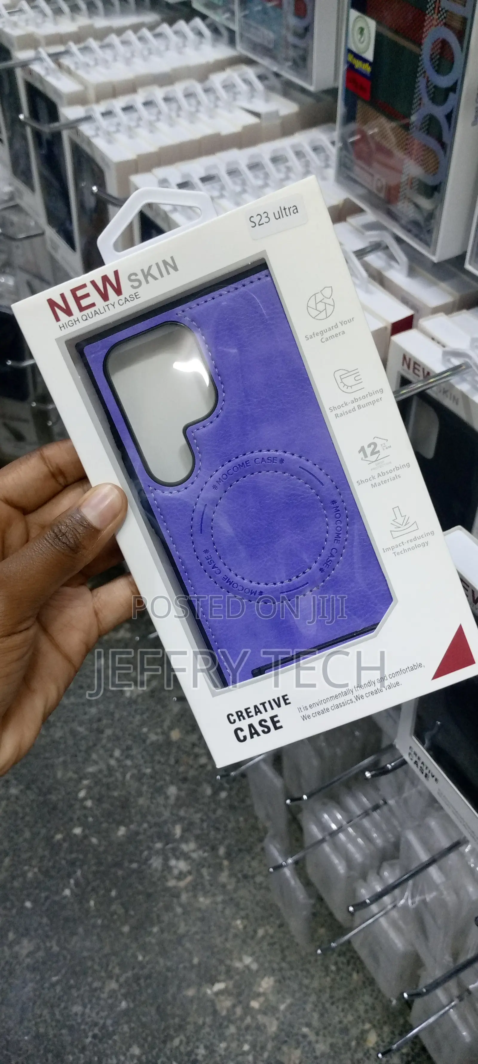 Leather Case for Samsung Galaxy S23 Ultra, With Magsafe