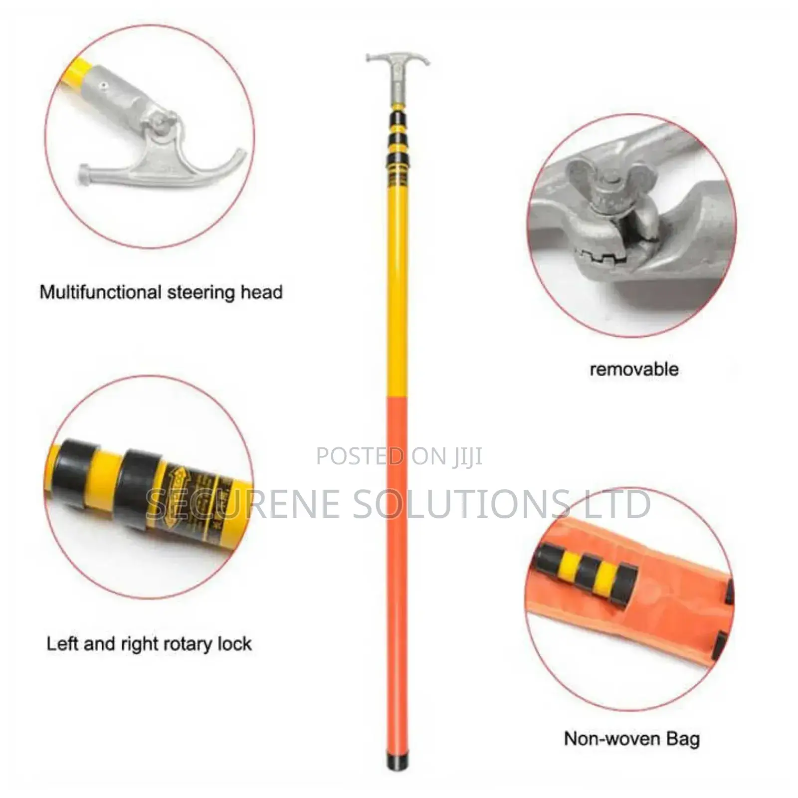 6 Meters Telescopic High Voltage Link Stick, Fiberglass