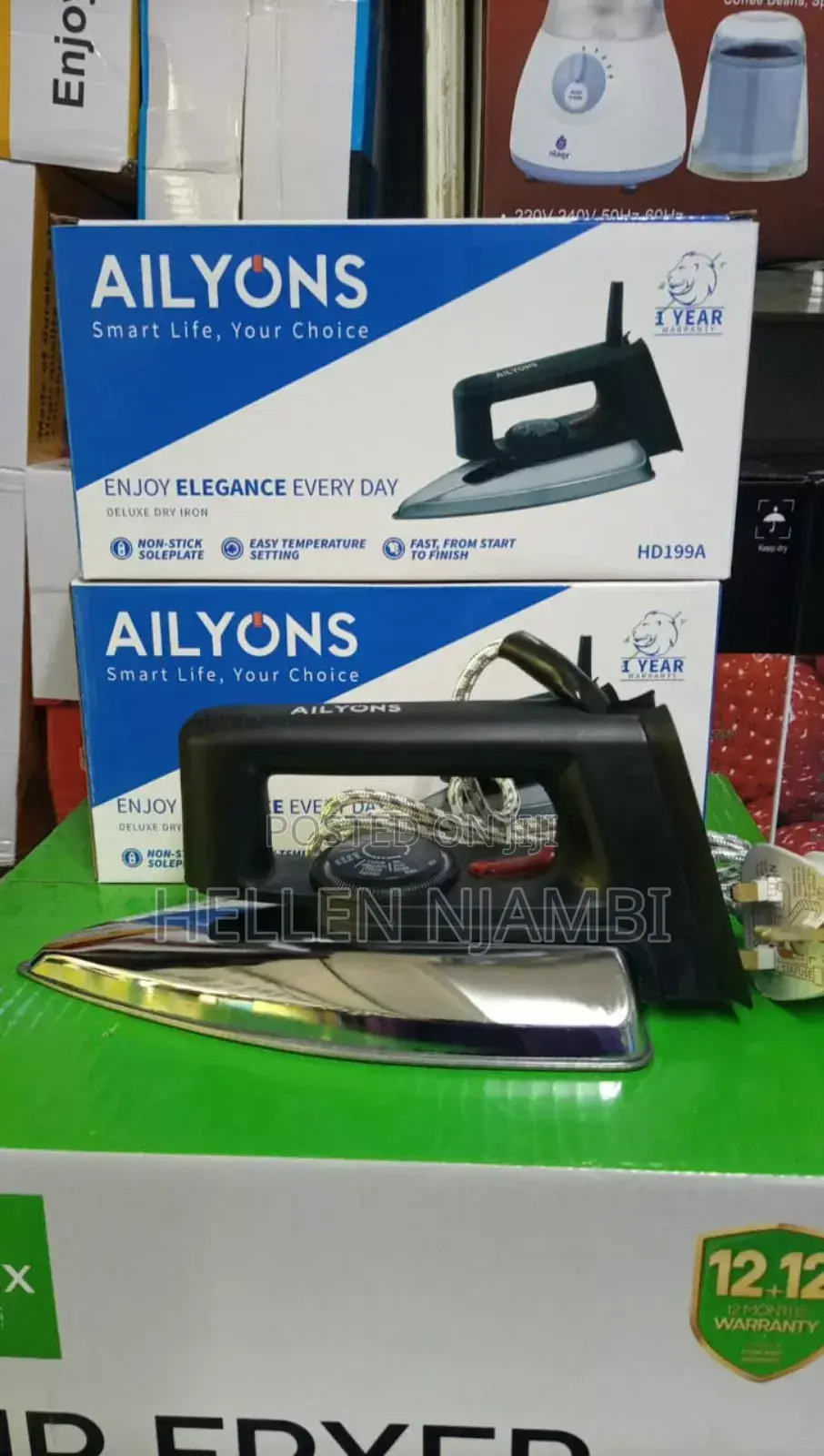 IRON BOX. AILYONS HD-199A Electric Dry Iron Box