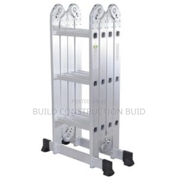 Aluminium Multi Folding Ladder 4 × 6 Feet