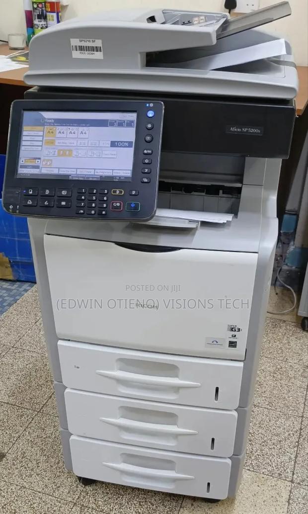 Ricoh Sp5200s A4 3tray B/W Machine - main view