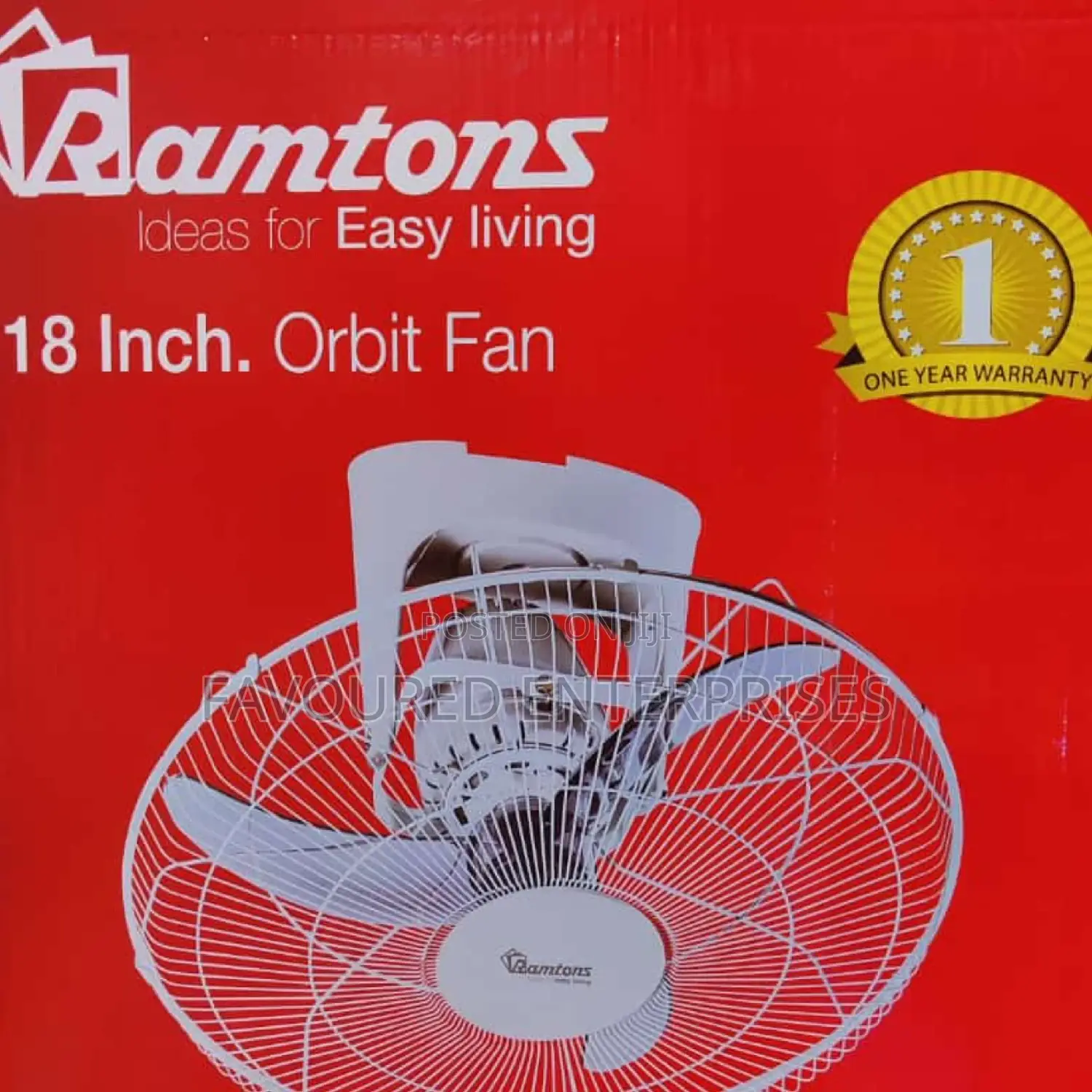 Ramtons 18 Inch + Orbit Fan (RM/670) 18” 40cm