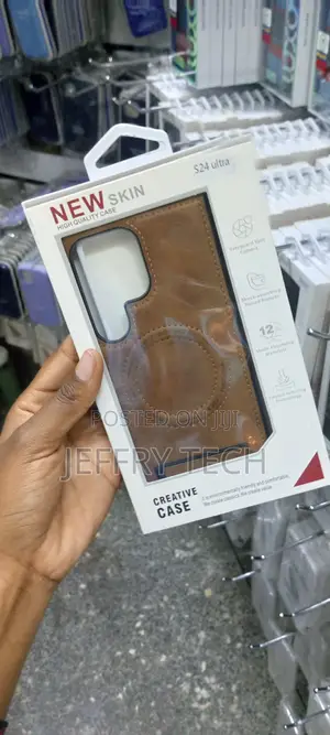 Samsung Galaxy S24 Ultra Case Leather Magsafe With Stand