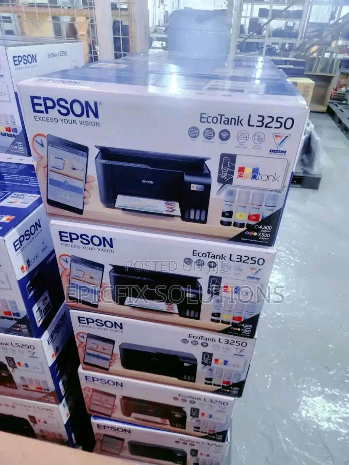 Inktank Ecotank L3250 and Wireless Printer