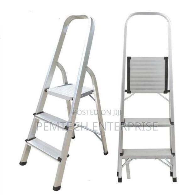 Home Use Foldable Aluminum Ladder, Light Weight - thumbnail 2