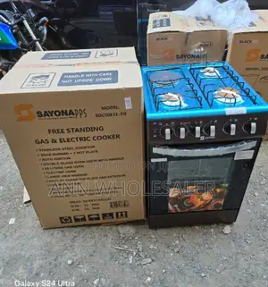 New Arrival Brown Sayona 3+1cooker With Electric Oven O-4