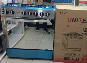 5burners - Unitech Gas Stove Cooker 60 by 80/ Electric Oven