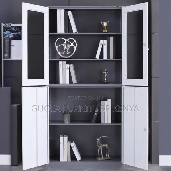 Cabinets:2-Door Sleek Steel Storage Office Organizer