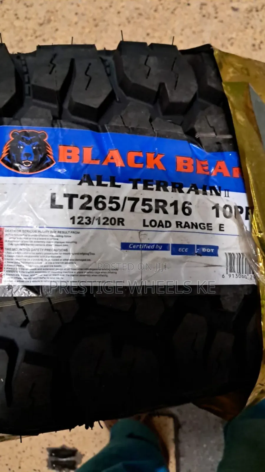 265/75r16 Blackbear AT Tires