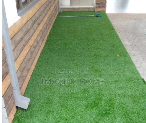 House Decoration With Artificial Grass Carpet - main view