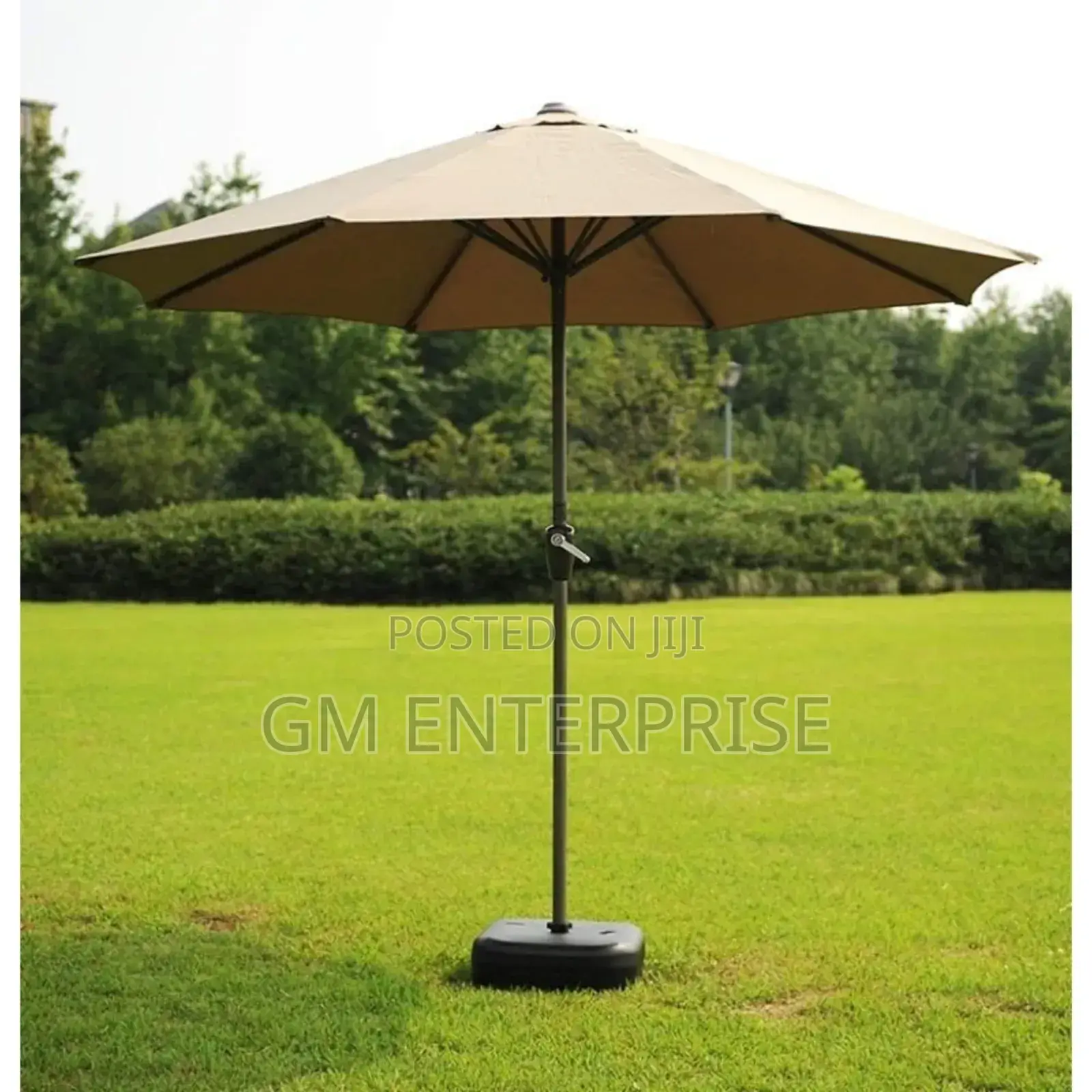 2.7m Parasol Replaceable Cloth Garden Umbrella