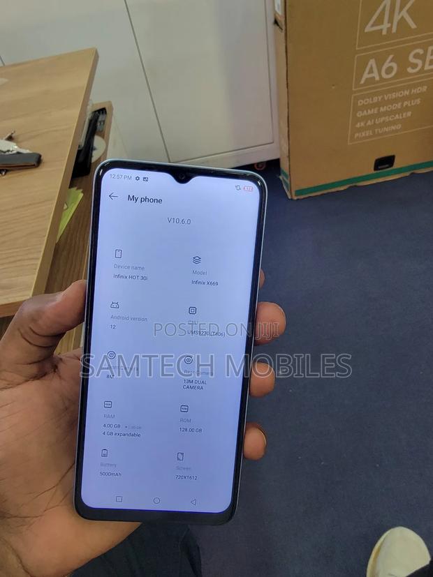 Infinix Hot 30i 128 GB Blue - thumbnail 4