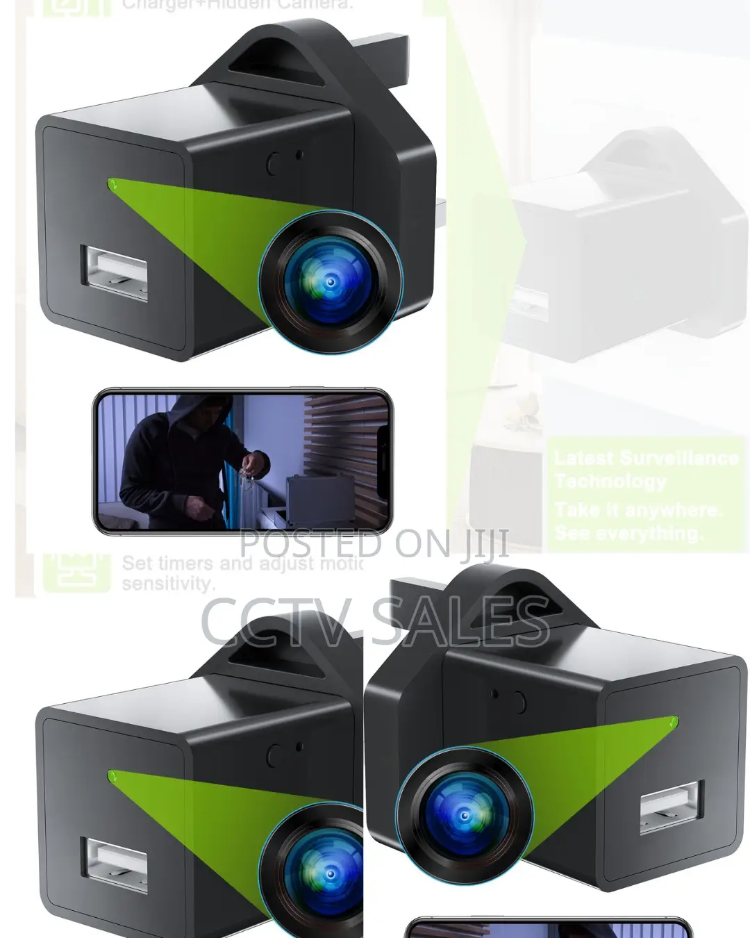 Hidden Wireless WIFI CCTV Camera
