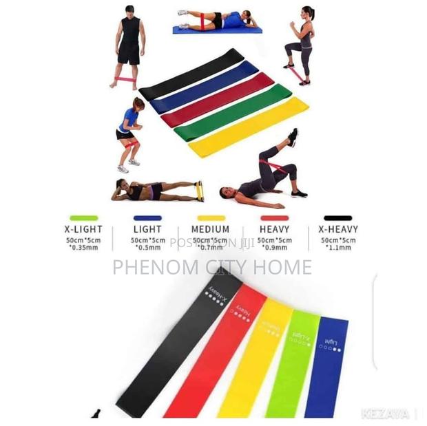 5pc Set of Resistance Bands - thumbnail 2
