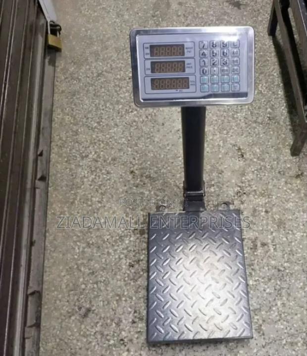 150kgs Digital Platform Weighing Scale With Guard - main view