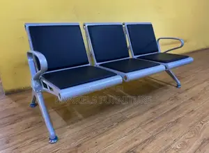 Heavy Duty Padded 3 Seater Chair