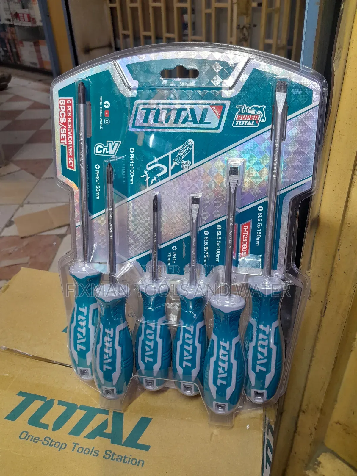 Total Screw Driver Set 6 Pcs