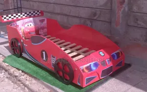 Red Mc Queen Car Bed for Kids