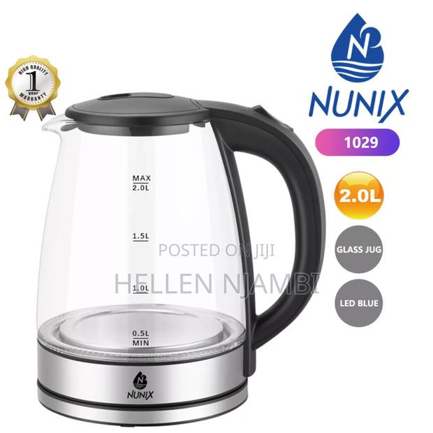 Nunix Electric Glass Kettle 2.0L