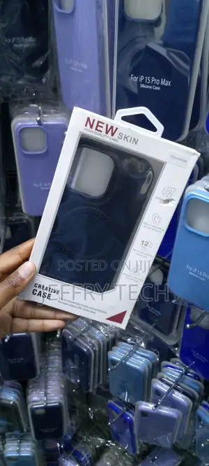 Magnetic Kickstand Phone Case for iPhone 15 Pro Max-Black