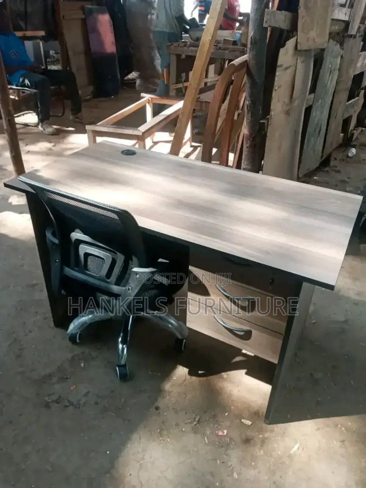 Combo 1.2m Walnut Desk And Chair