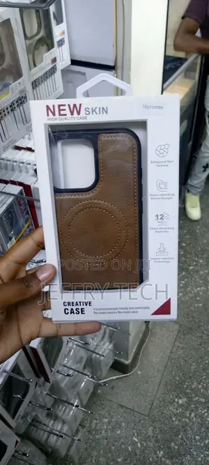 Leather Case for iPhone 16 Pro Max, Slim With Stand/ Magsafe