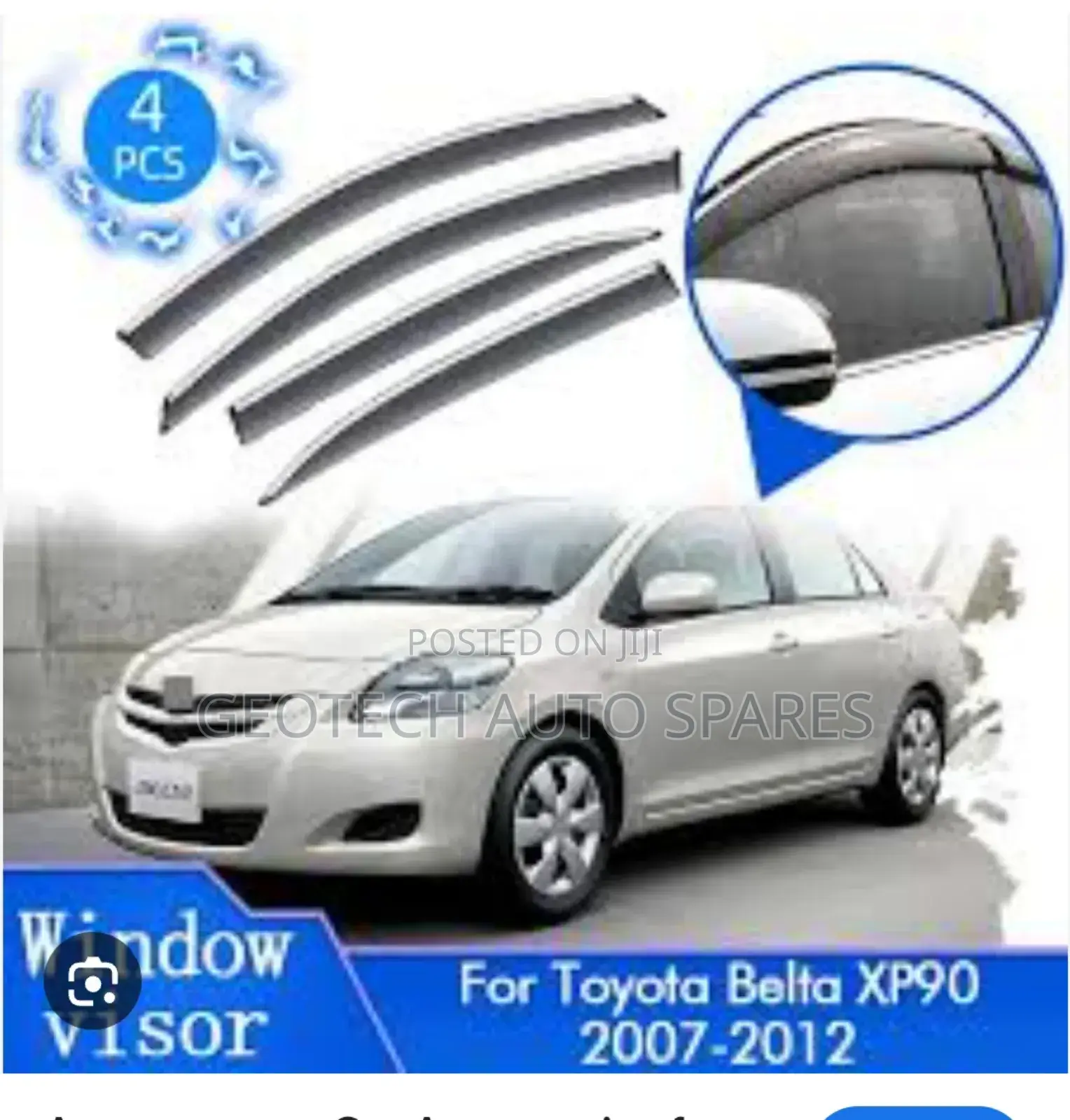 Toyota Belta Original Windbreakers Available
