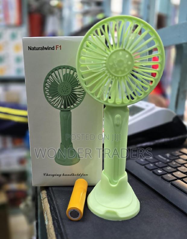 *Hand Held Rechargeable Mini Fan - main view