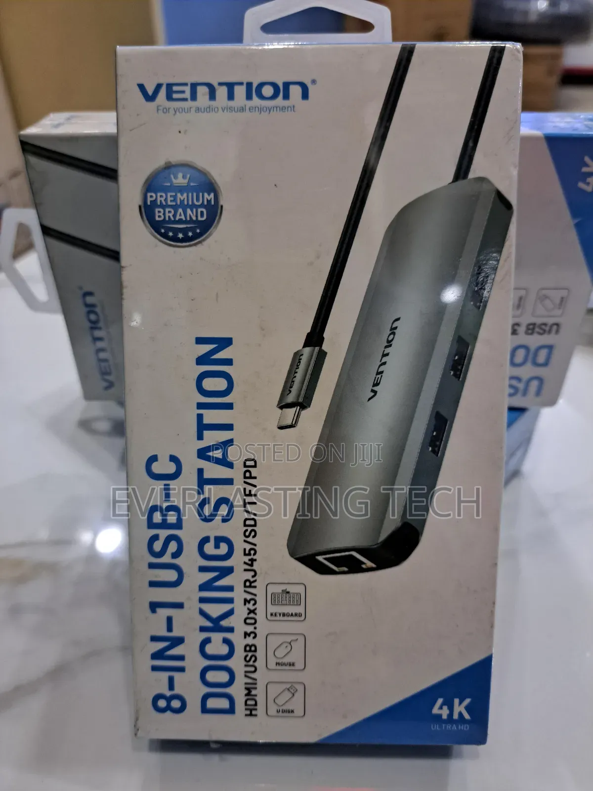 Vention USB-C Multi-Functional 8 in 1 Docking Station