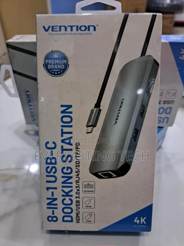 Vention USB-C Multi-Functional 8 in 1 Docking Station - thumbnail 2
