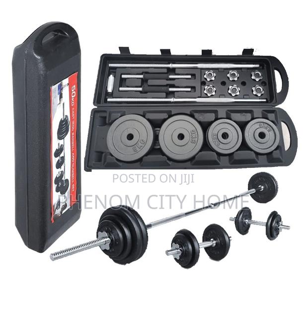 50kg York Barbell and Dumbbell Set