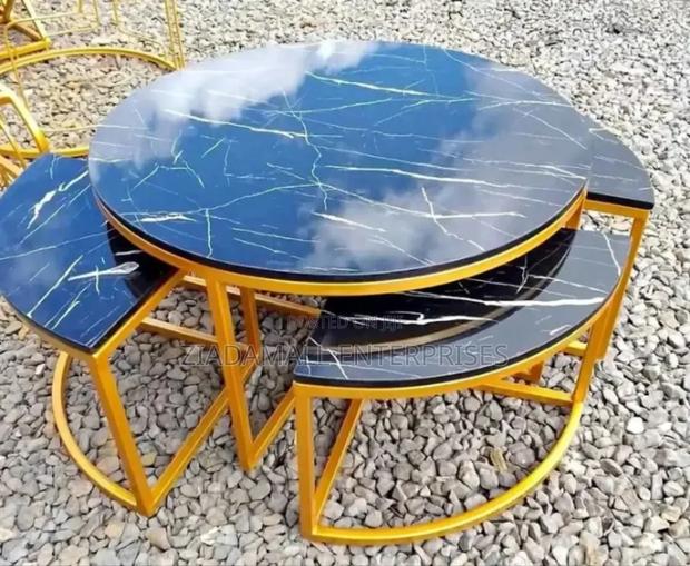 Marble Top Nesting Coffee Table Set FCT 1251 - main view