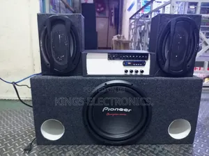 Pioneer 1600 Watts Headunit With 2500watts Amp.
