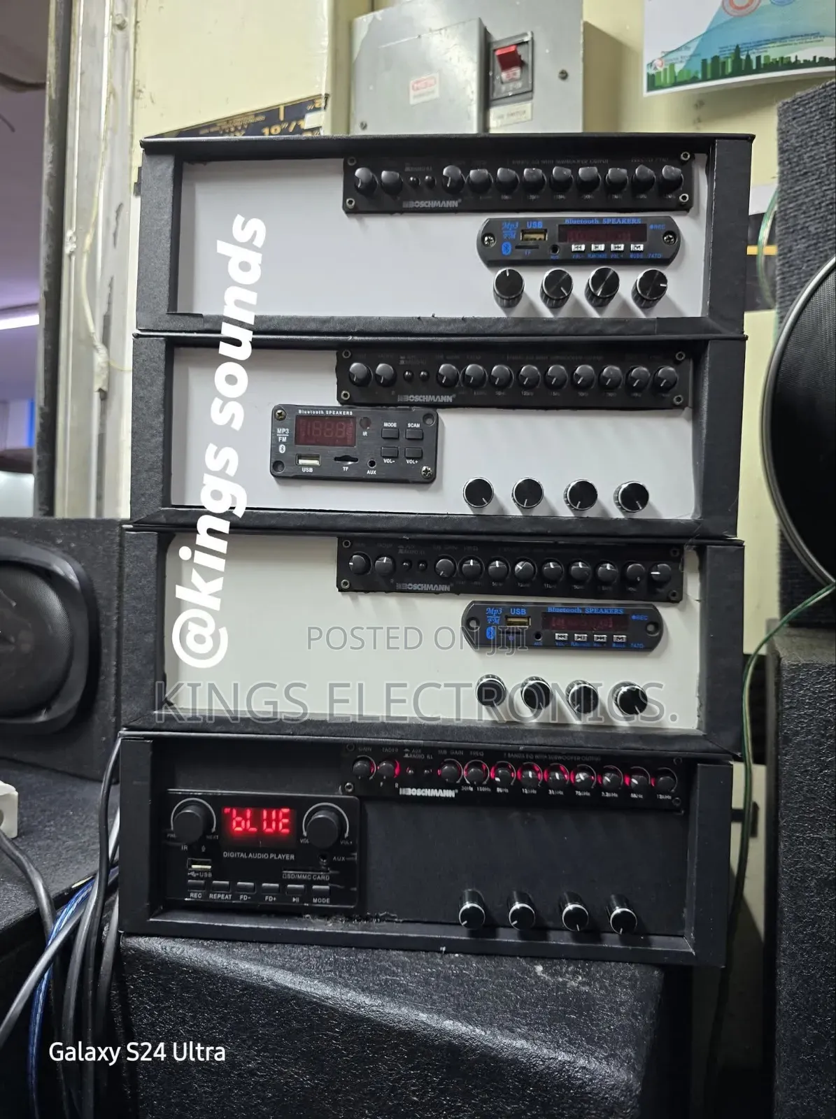 Assorted Amplifier System 2500watts With Bluetooth.
