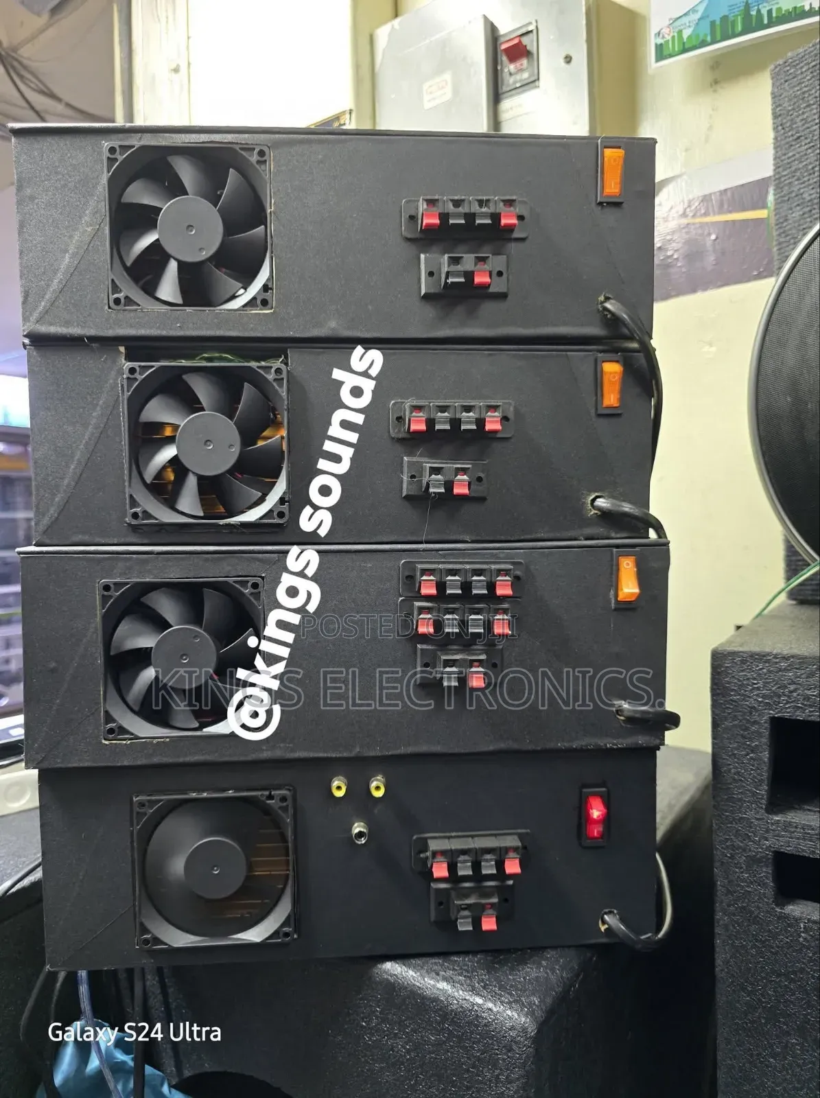 Assorted Amplifier System 2500watts With Bluetooth.