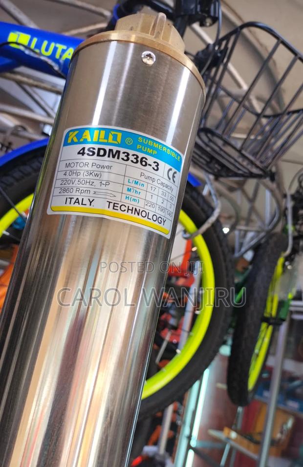 4hp Kailo Submersible Water Pump/ Deep Well Submersible Pump