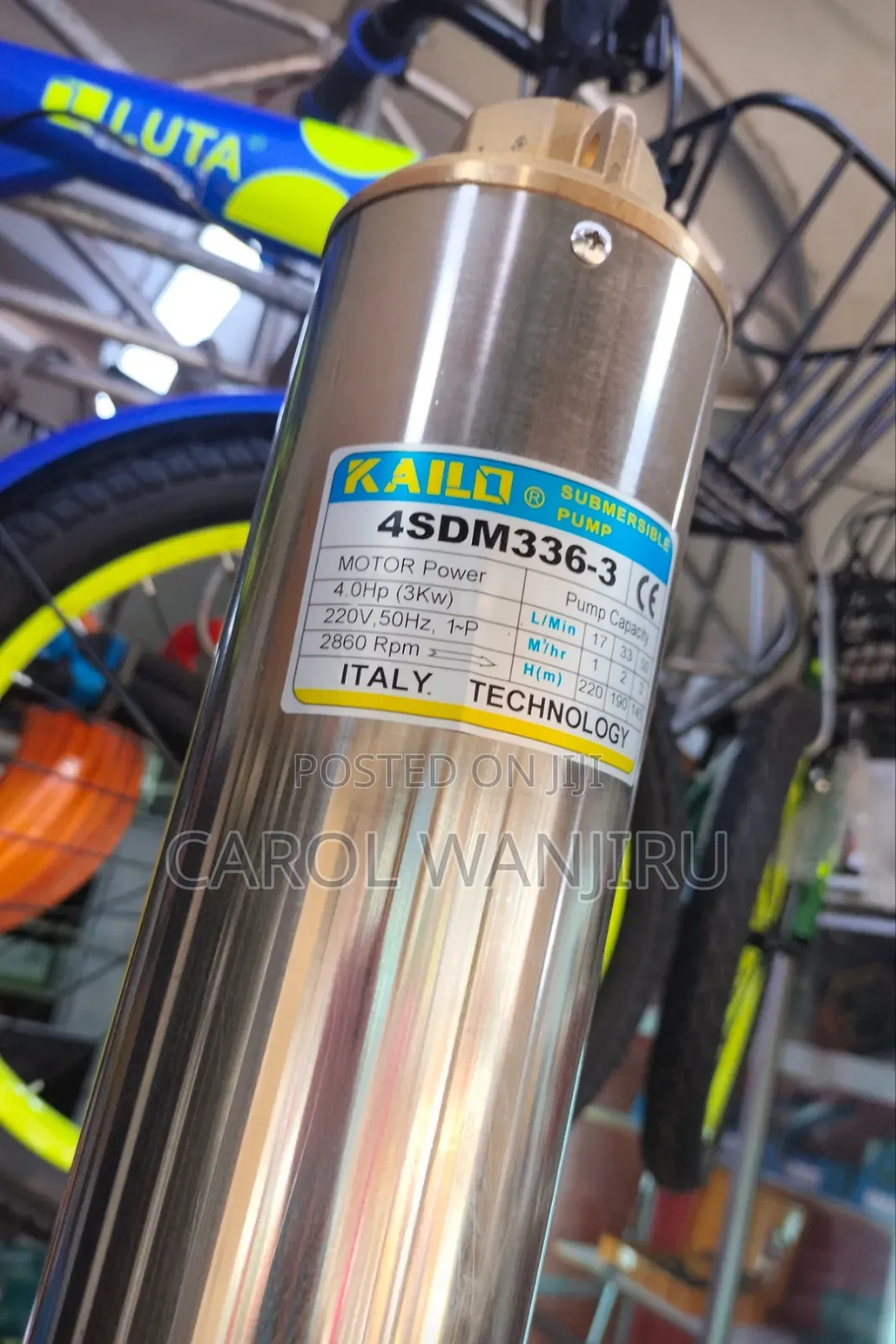 4hp Submersible Water Pump/ Kailo Submersible Water Pump