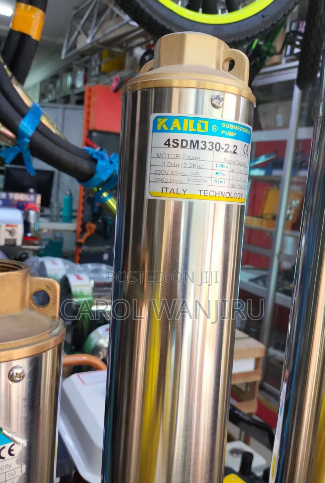 3hp Kailo Submersible Pump/ 3hp Submersible Water Pump