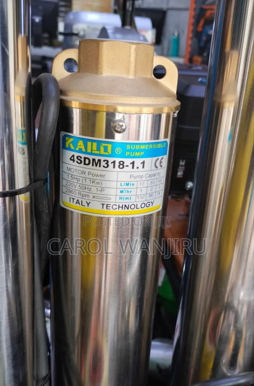 1.5hp Kailo Submersible Pump