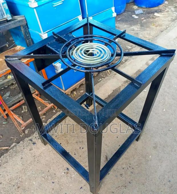 Futuristic Mild Steel Single Burner, - main view