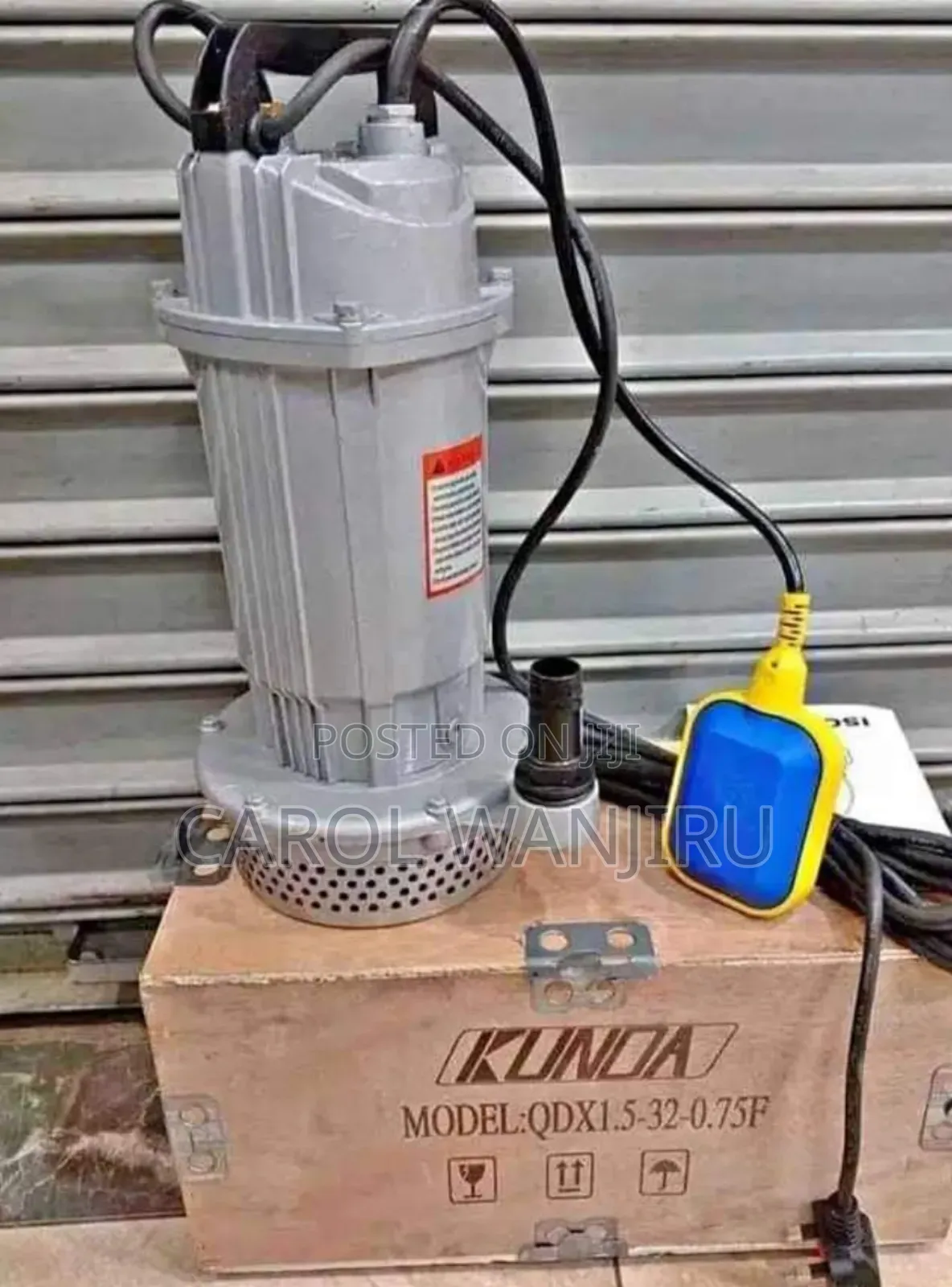 Electric 1hp Submersible Water Pump QDX Water Pump Submerged