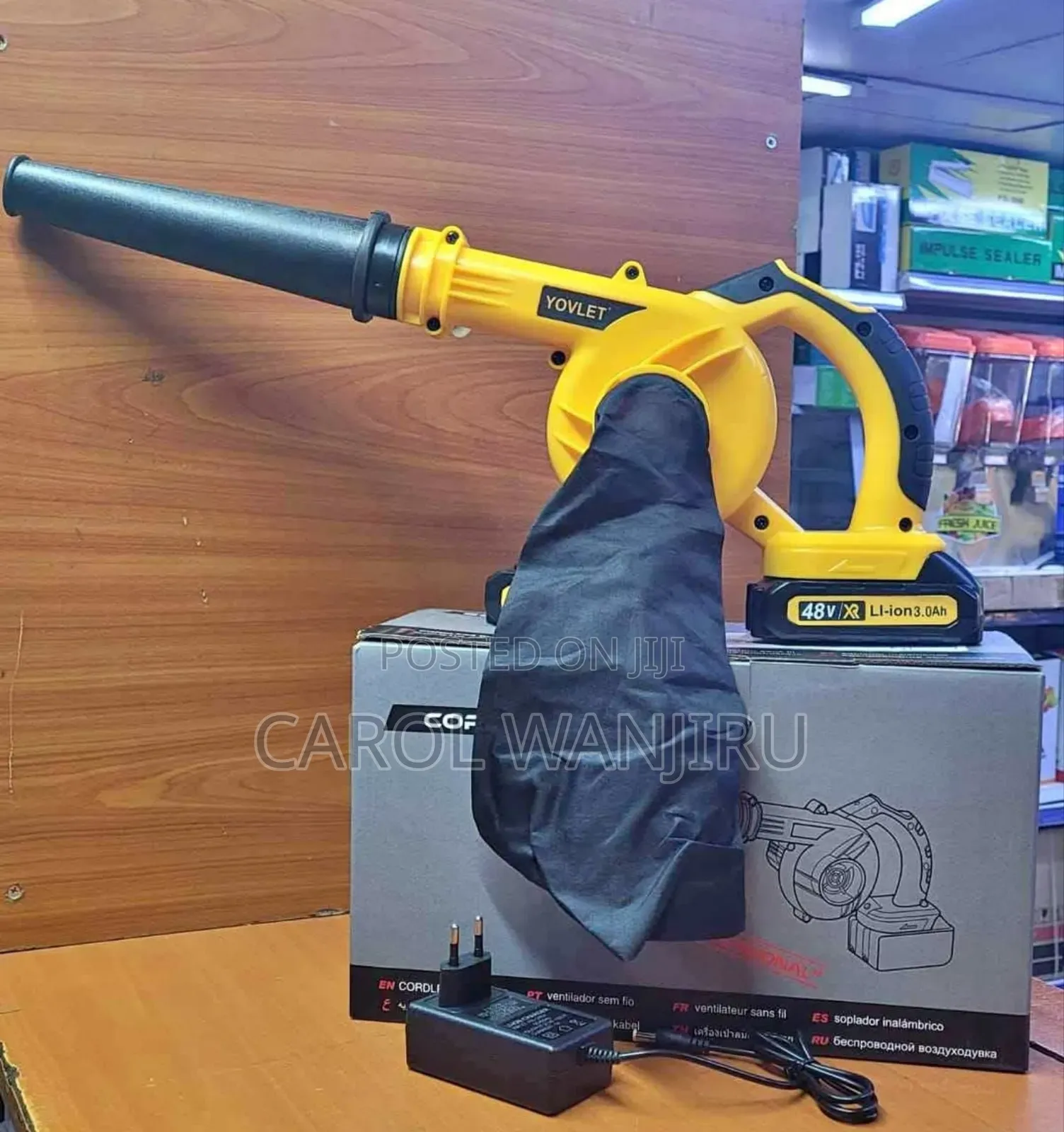 Rechargeable Air Blower/ Cordless Dust Blower Machine