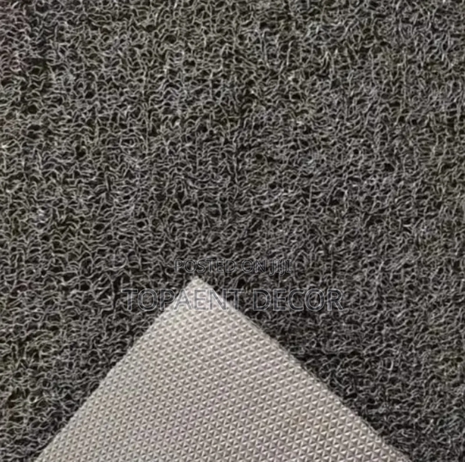 Grey Spaghetti PVC Air BNB Bathroom