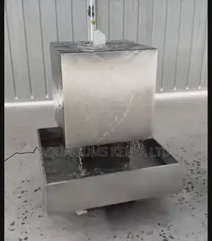 Stainless Steel Cuboid Bubble Water Feature