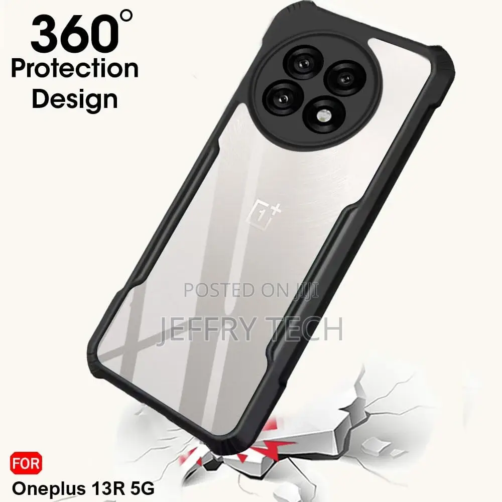 Shockproof Crystal Clear Back Cover Case for Oneplus 13R 5G