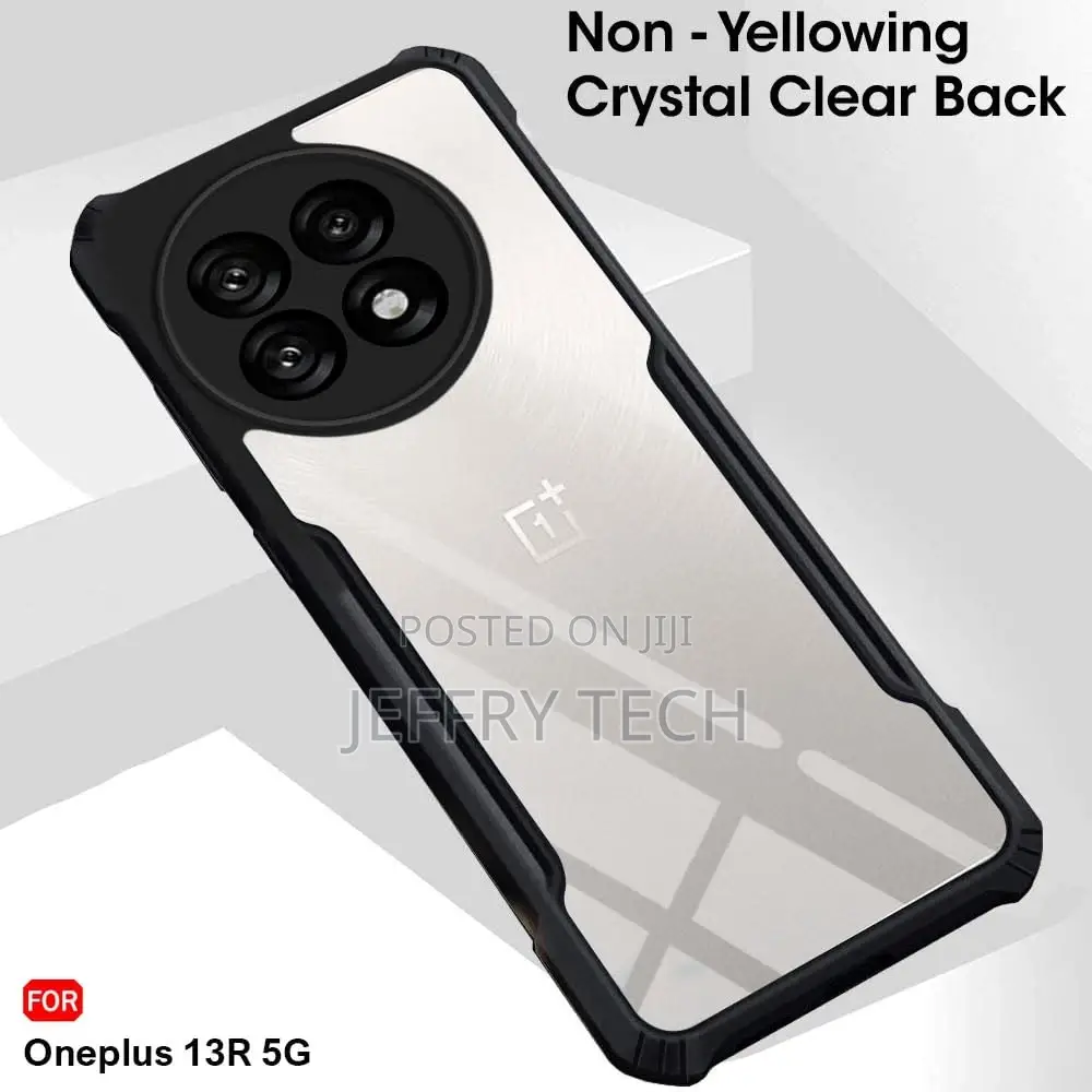 Shockproof Crystal Clear Back Cover Case for Oneplus 13R 5G