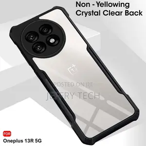 Shockproof Crystal Clear Back Cover Case for Oneplus 13R 5G