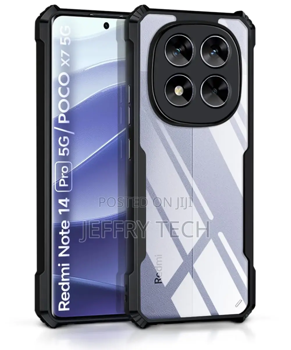 Shock Clear Protective Back Case for Redmi Note 14 Pro 5G