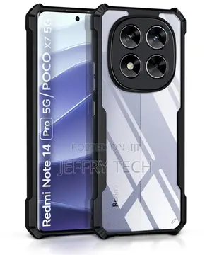 Shock Clear Protective Back Case for Redmi Note 14 Pro 5G